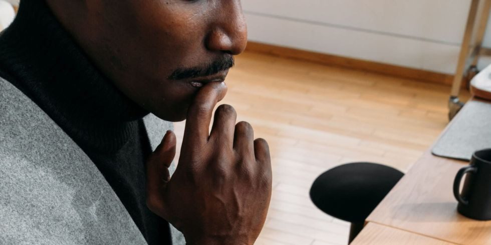 A marketing professional contemplating buyer personas