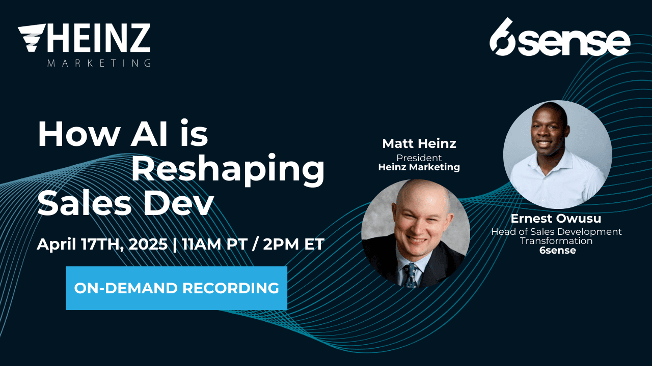 [On-Demand Webinar] How AI is Reshaping Sales Dev