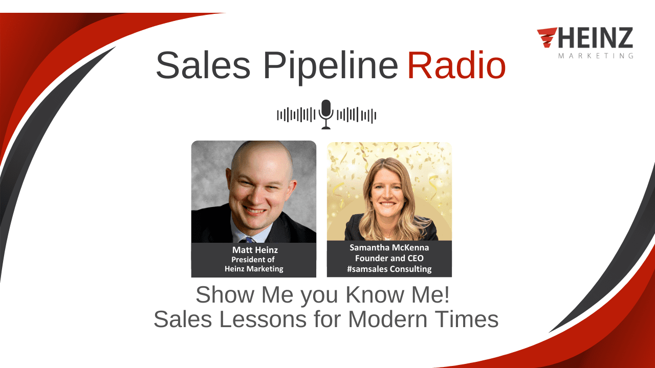 Sales Pipeline Radio, Episode 374 Q & A with Samantha McKenna