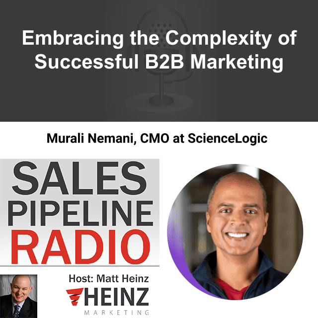 Sales Pipeline Radio, Episode 308: Q & A with Murali Nemani @muralinemani