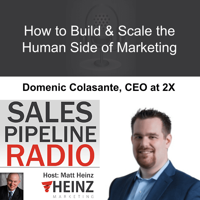 Sales Pipeline Radio, Episode 336: Q & A with Domenic Colasante