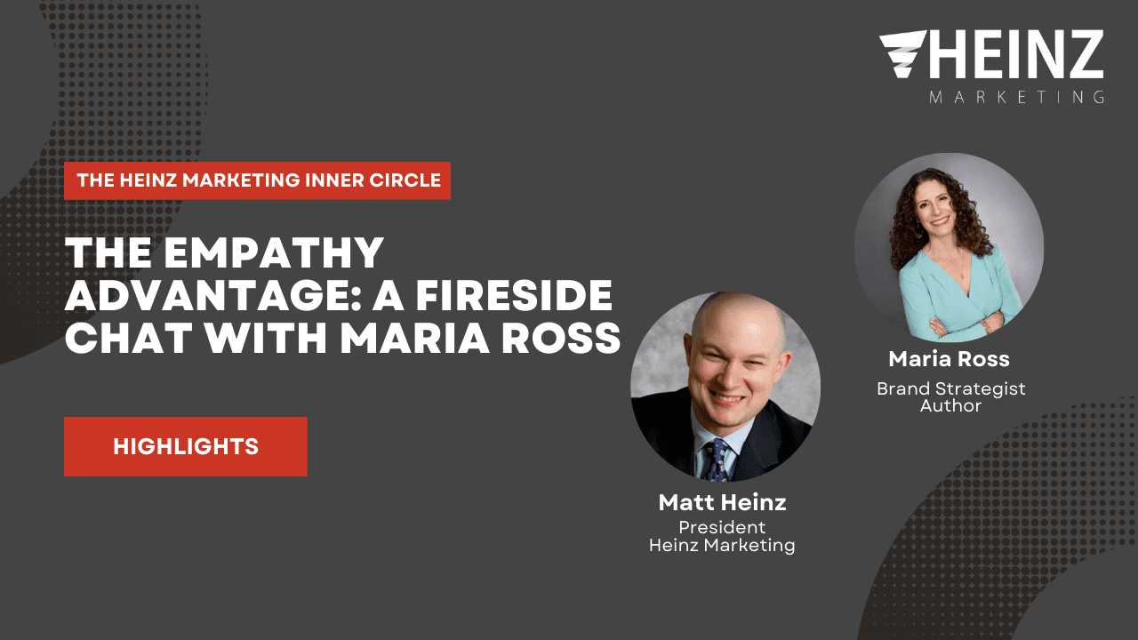 Heinz Marketing Inner Circle post highlights with Maria Ross