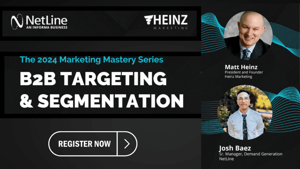[FREE WEBINAR] The 2024 Marketing Mastery Series: B2B Targeting and Segmentation