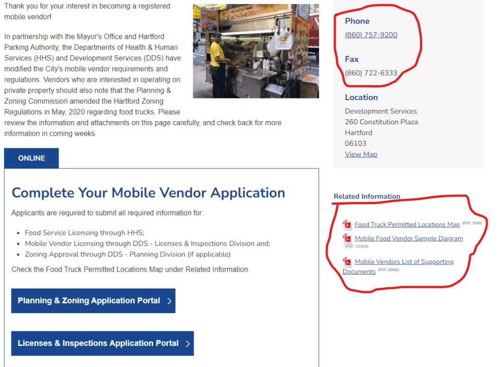 Hartford Local Vendor Permit Site