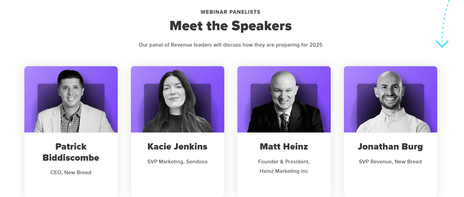 New Breed Webinar speakers Jan. 16, 2025