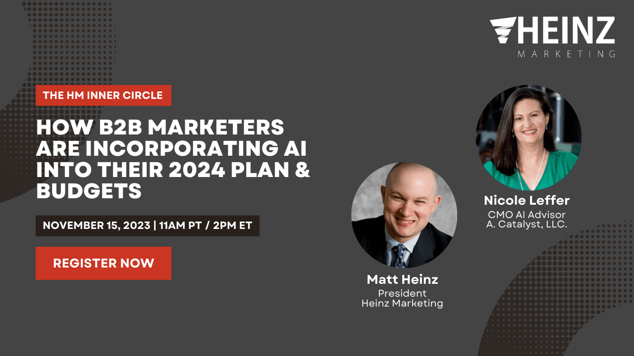 INNER CIRCLE: How B2B Marketers Are Incorporating AI into Their 2024 Plan & Budgets