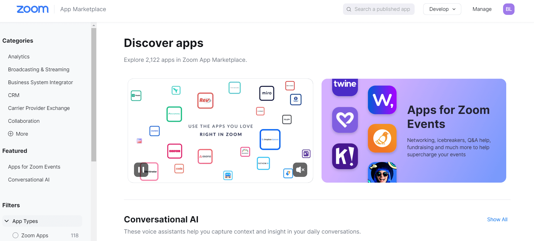 Zoom App Marketplace
